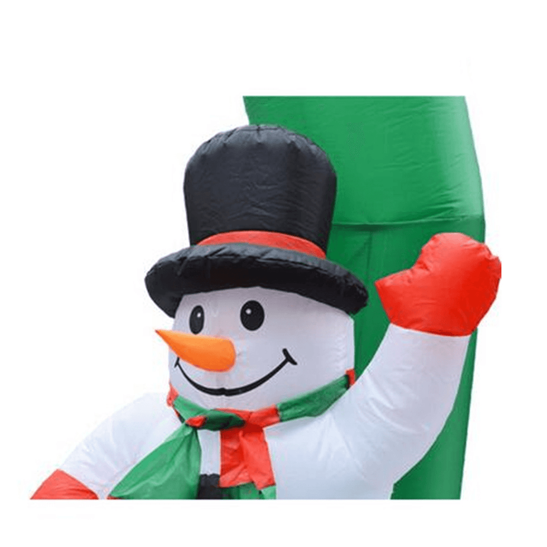 250Cm Huge Inflatable Christmas Arch Archwaysanta Snowman Indoor Outdoor Decorations