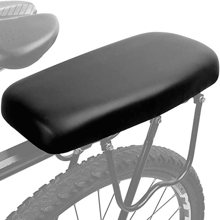 BIKIGHT Bicycle Manned Cushion Mountain Bike Back Shelf Seat Thickening Cushion Comfortable Saddle Outdoor Riding Back Seat