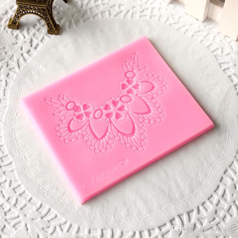 Silicone Fondant Mold Lace Flower Fondant Cake Mould Silicone Fondant Mould Decoration Chocolate