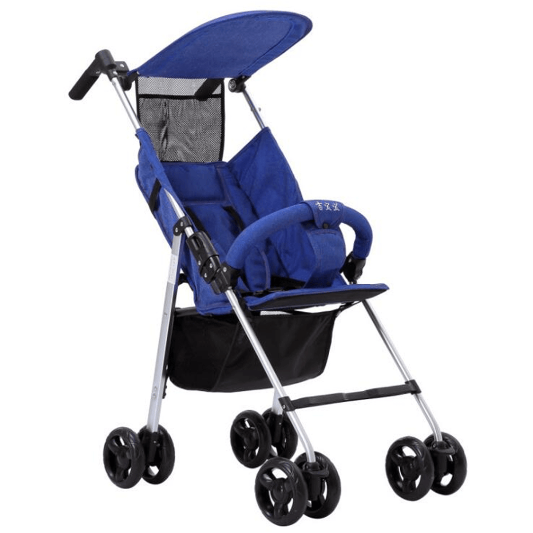 Foldable Baby Stroller Kid and Infant Pushchair Lightweight Child Safety Seat