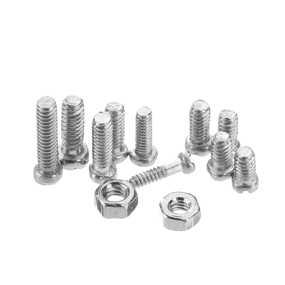 Suleve‚Ñ¢ MXSS7 600Pcs Stainless Steel M1/1.2/1.4/1.6 Small Screws Nut for Watches Clocks Mobile 2-4Mm