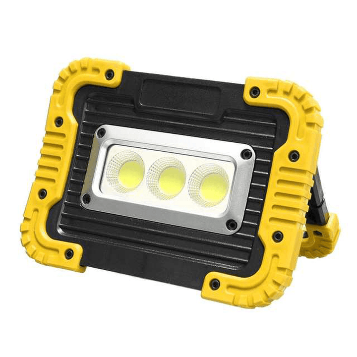 380W COB Work Lamp 2 Modes Adjustable USB Rechargeable Camping Light Searchlight Power Bank - MRSLM