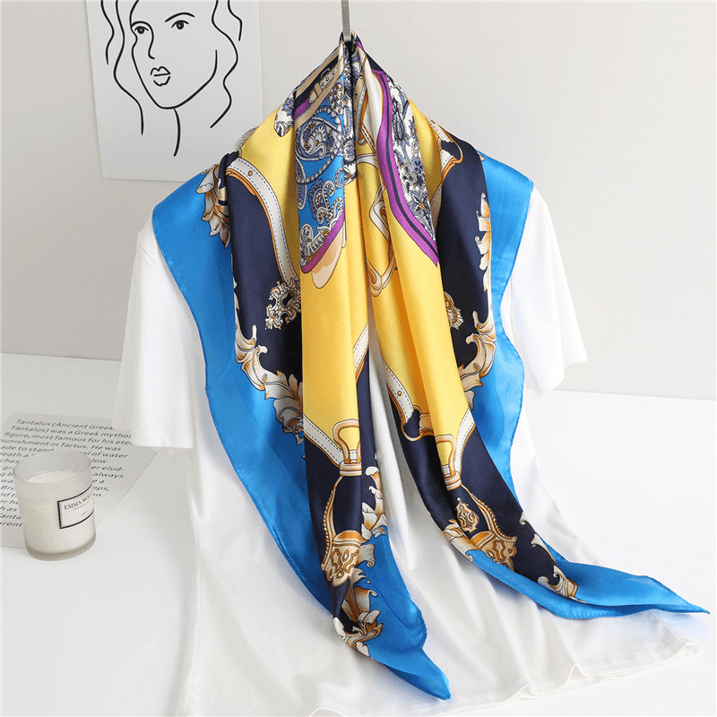 Fashion All-Match Women'S Simulation Silk Scarf