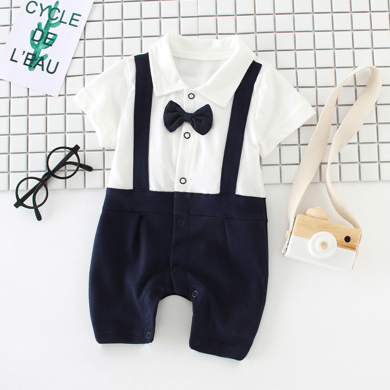 Baby Bow Gentleman Climbing Suit - MRSLM