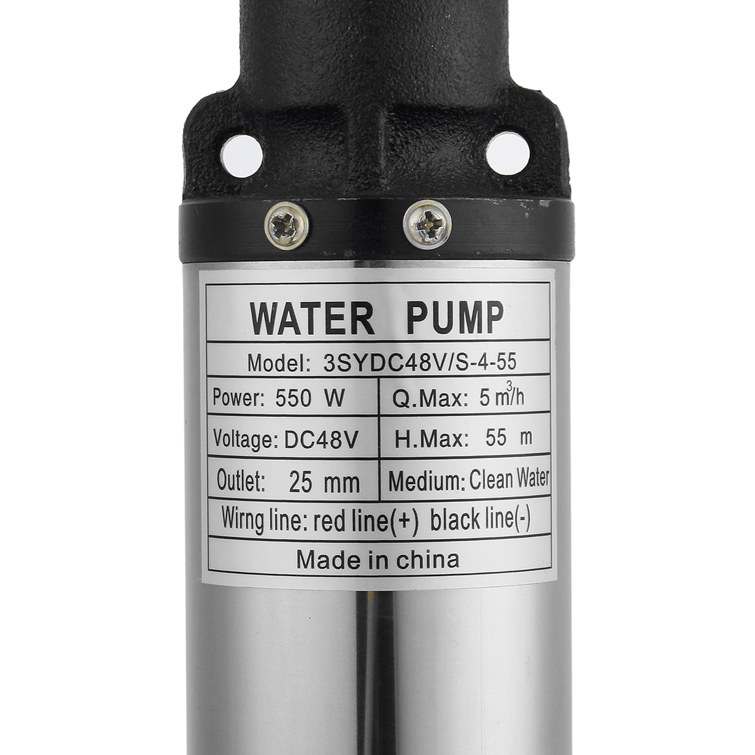 25-55M 12V /24V Deep Well Pump DC Pump Agricultural Irrigation Garden Low Noise Water Pump