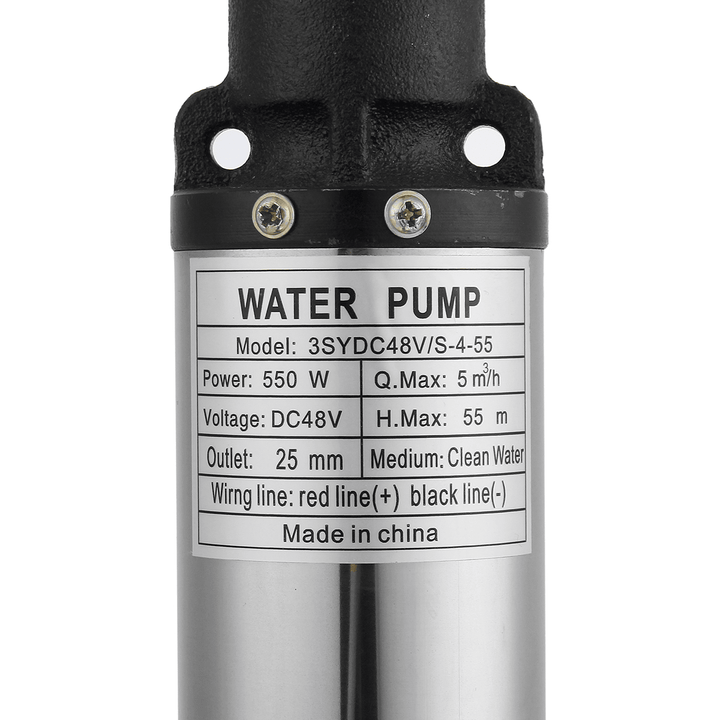 25-55M 12V /24V Deep Well Pump DC Pump Agricultural Irrigation Garden Low Noise Water Pump