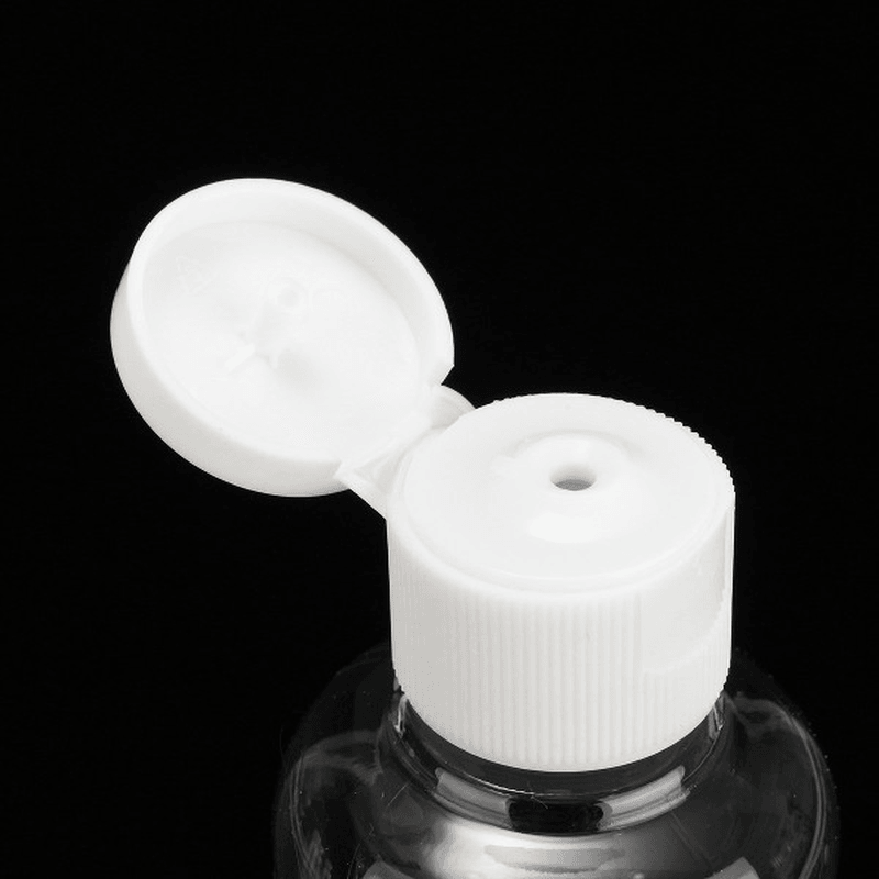 100Ml Clear Plastic Bottles for Travel Cosmetic Lotion Container with White Caps