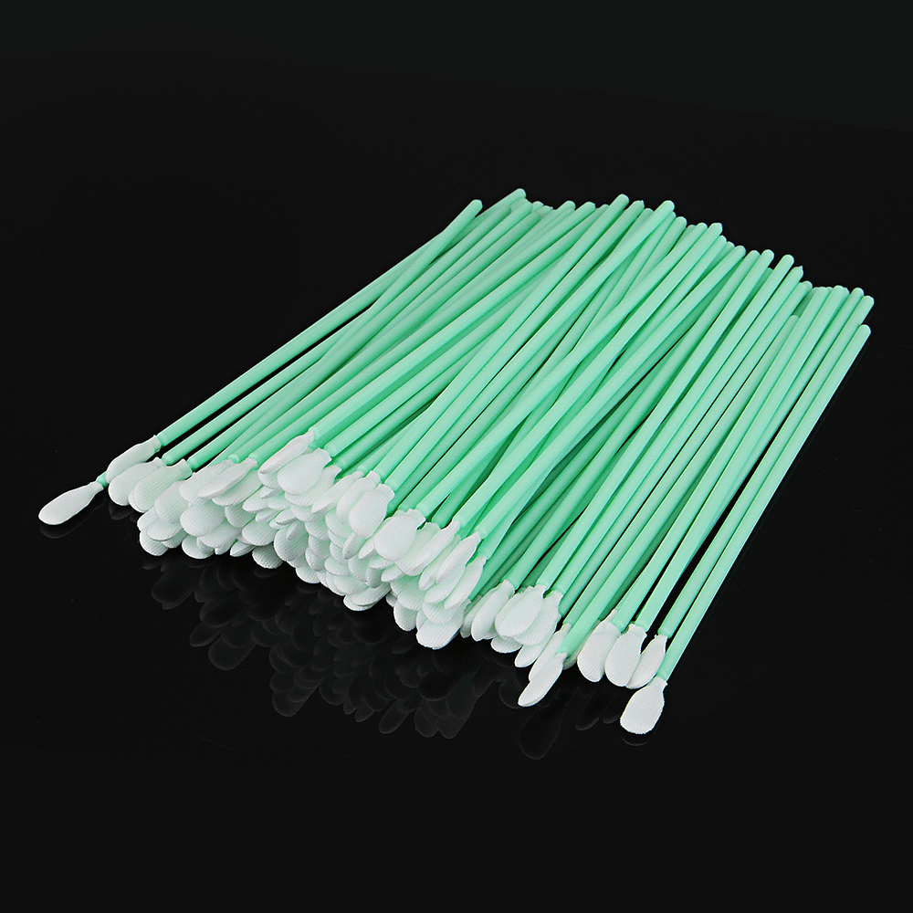 100Pcs Foam Cleaning Swabs Industrial Dust-Free Cotton Swab Sponge Stick Dustproof Rods