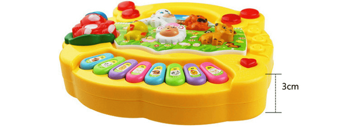 Toddler Musical Piano Toy Allow Toddler to Recognize Farm Animal and Sounds Age 3