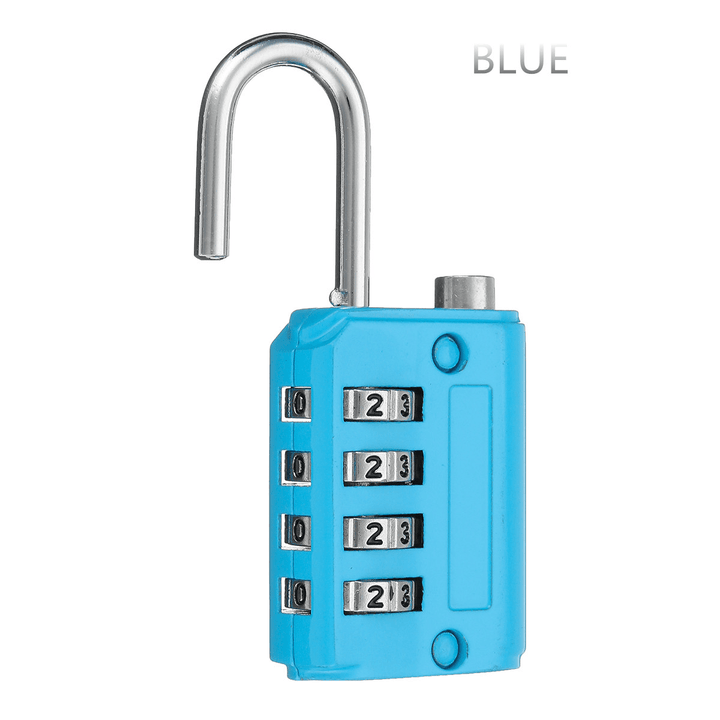 Mini 4 Digit Combination Safety Security Padlock Number Luggage Travel Code Drawer Lock - MRSLM