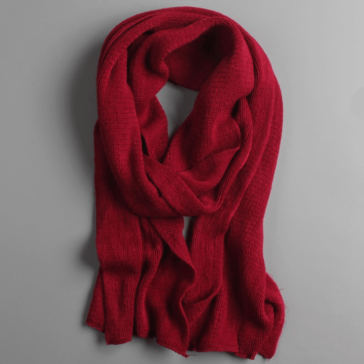 Fashionable Ladies Pure Color Warm Cashmere Scarf