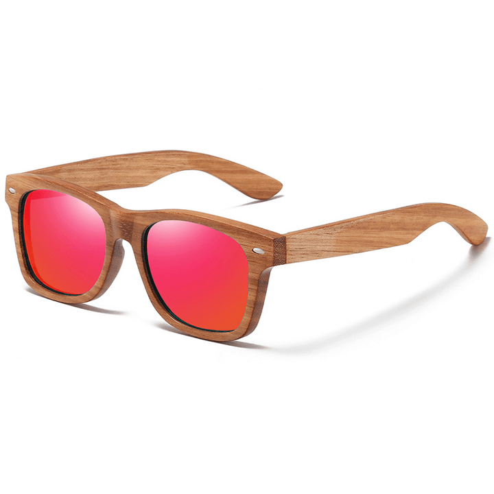 Casual Comfortable Sunglasses Wooden Sun Eyes