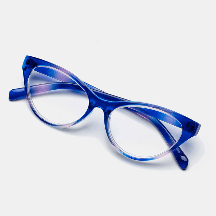 4-Color Cat'S Eye Gradient Reading Glasses - MRSLM