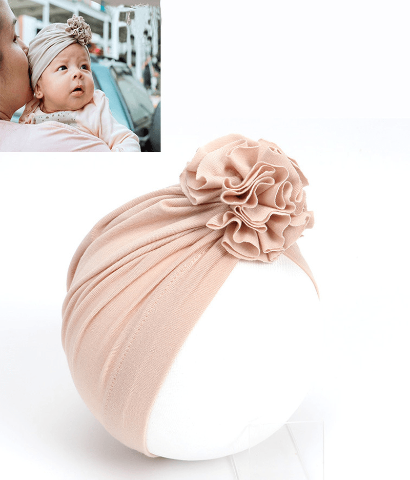 Pleated Flower Hat