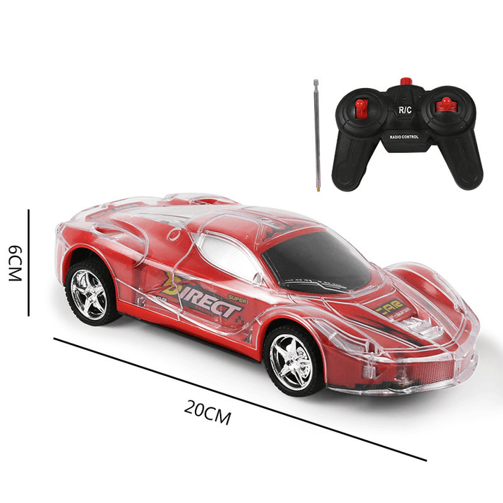 Four Way Remote Control Car Model Fall Resistant Childrens Toy