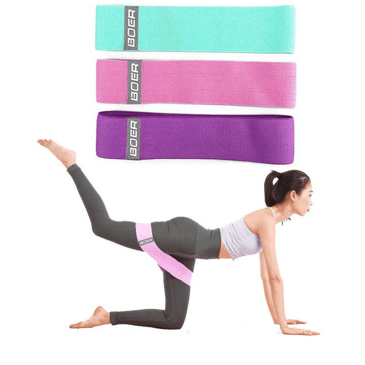 3Pcs/Set Home Fitness Resistance Bands Sport Gymnastics Training Body Shaping Yoga Belt