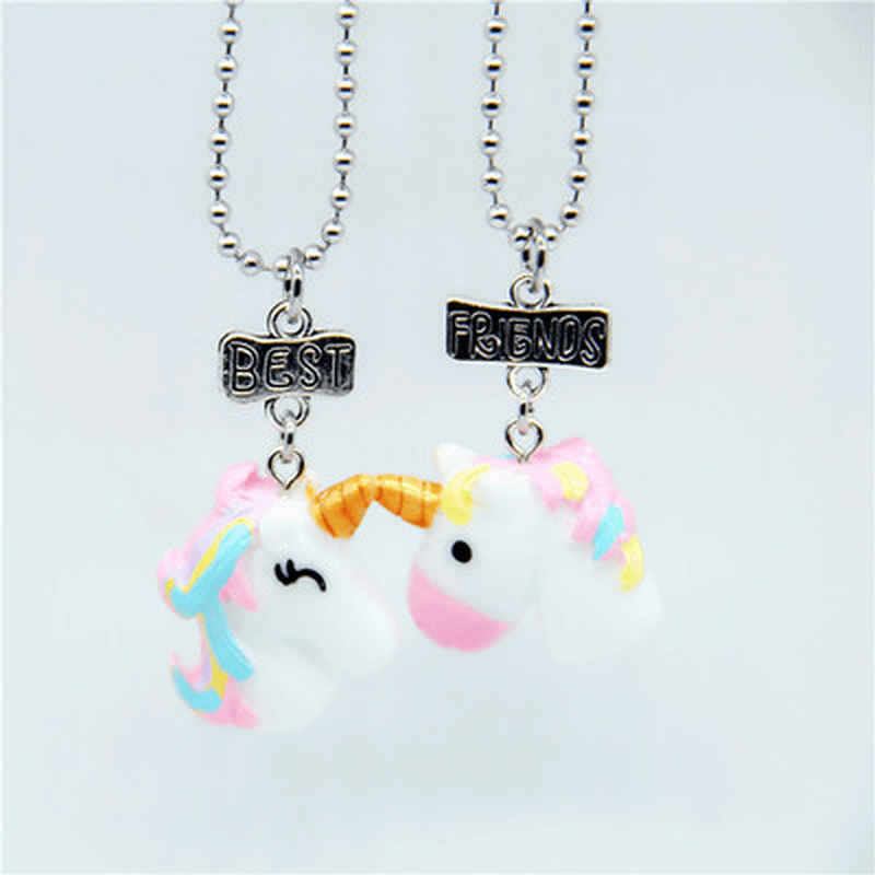 Unicorn BF Necklace Pendant