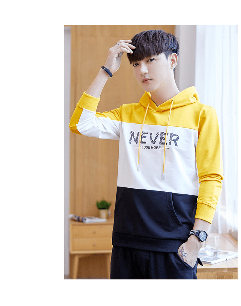 Loose Hooded Sweater Trendy Men'S Upper Clothes Jacket