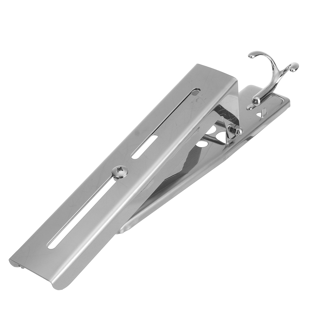 2Pcs Stainless Steel Microwave Oven Shelf Rack Bracket Wall Mount Foldable Stretch