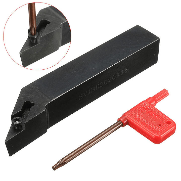 SVJBR2020K16 93 Degree External Turning Tool Holder for VBMT16 Insert