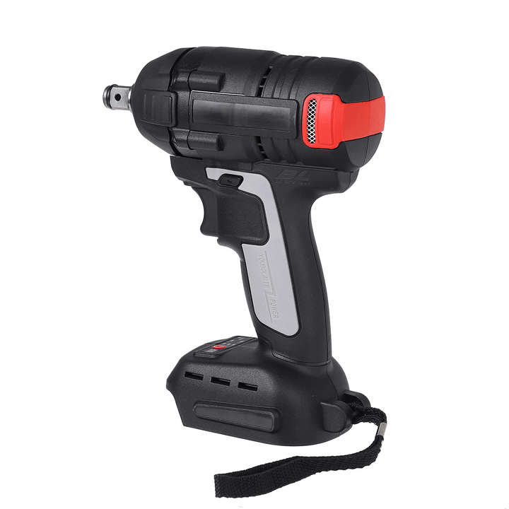 520N.M Electric Brushless Impact Wrench Li-Ion Battery Rechargeable Cordless Wrench Driver for Makita Battery Stepless Speed Change Switch