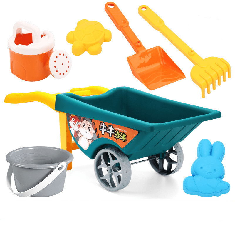 Large Beach Toy Car Plant Story Summer Thicken Beach Set