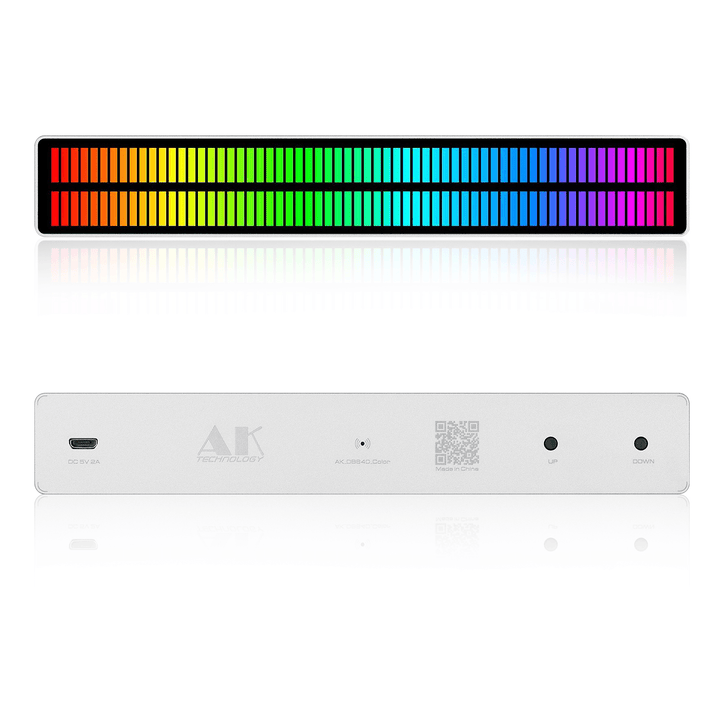 10W USB Pickup Rhythm Lamp Audio LED Level Meter Display Spectrum Analyzer RGB LED Music Spectrum Indicator