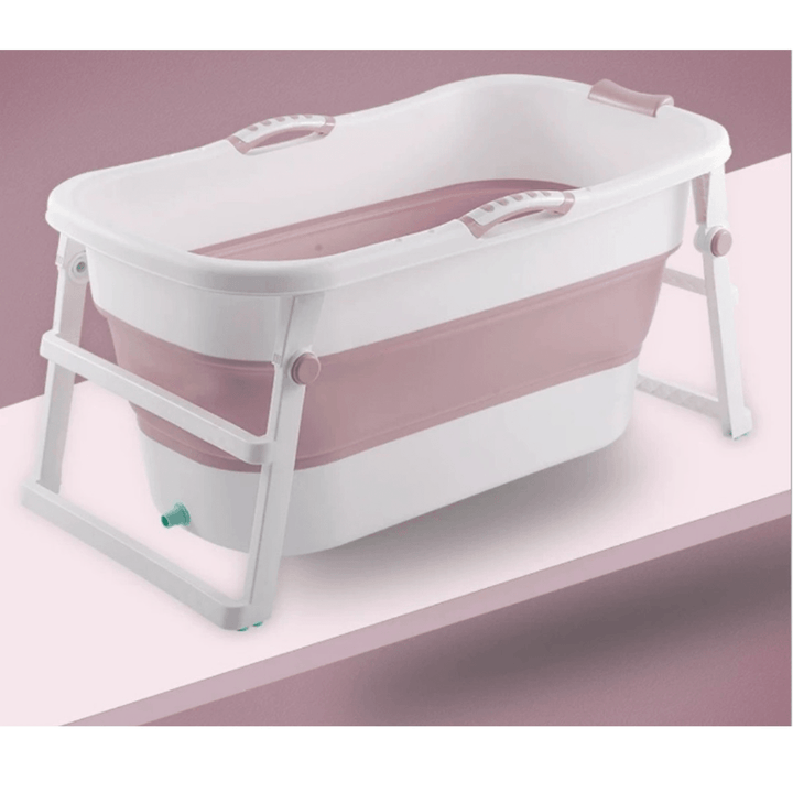 107X59X53Cm Folding Bathtub Portable Bathroom Large Capacity Soaking PVC Tub SPA Tub