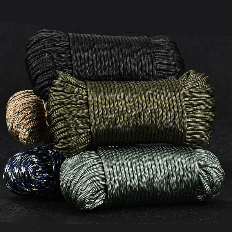 31M/Roll Multifunctional 10 Strand Cores Paracord Dia.4Mm Outdoor Camping Hiking Climbing Survival Parachute Cord Lanyard Tent Rope Clothesline