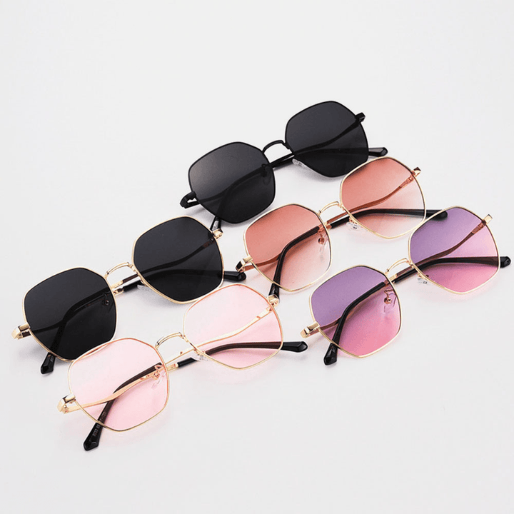 Women Irregular Shape Polygon UV Protection Fashion Sunglasses