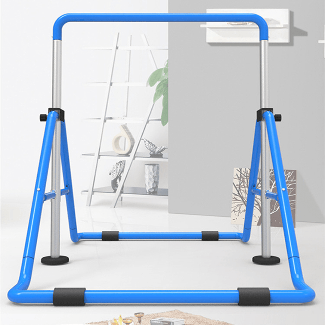 Gymnastics Horizontal Bar Kids Pull-Ups Equipment Home Fitness Training Adjustable Folding Exercise Tools