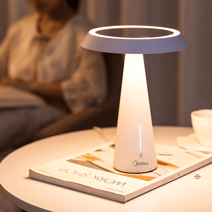 MIUO T03 Cosmetic Mirror Table Lamps High-Definition Make-Up Mirror Stepless Dimming USB Charging 90¬∞ Turnover Bedside Table Night Light From