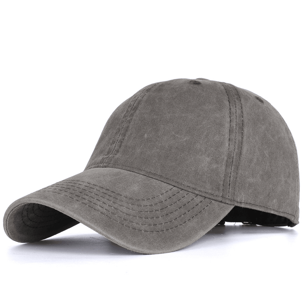 Washed Baseball Caps for Men and Women Outdoor Distressed Sun Hats Simple Caps