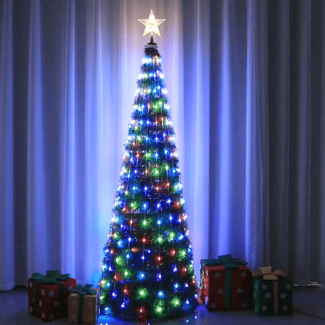 2020 Christmas Tree with Light String Light String Remote Control LED String Lights for Home Christmas Decoration