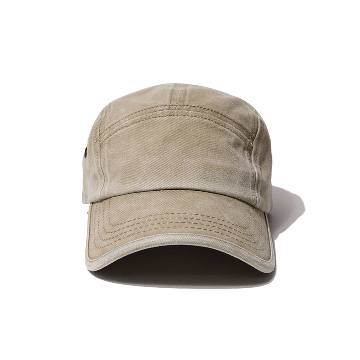 Men'S and Women'S Old Five-Piece Baseball Caps Washed Retro