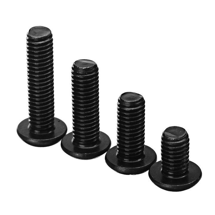 Suleve™ MXCH3 440Pcs M3/M4/M5 Carbon Steel Screw Hex Socket Button Head Bolt Nut Assortment Kit