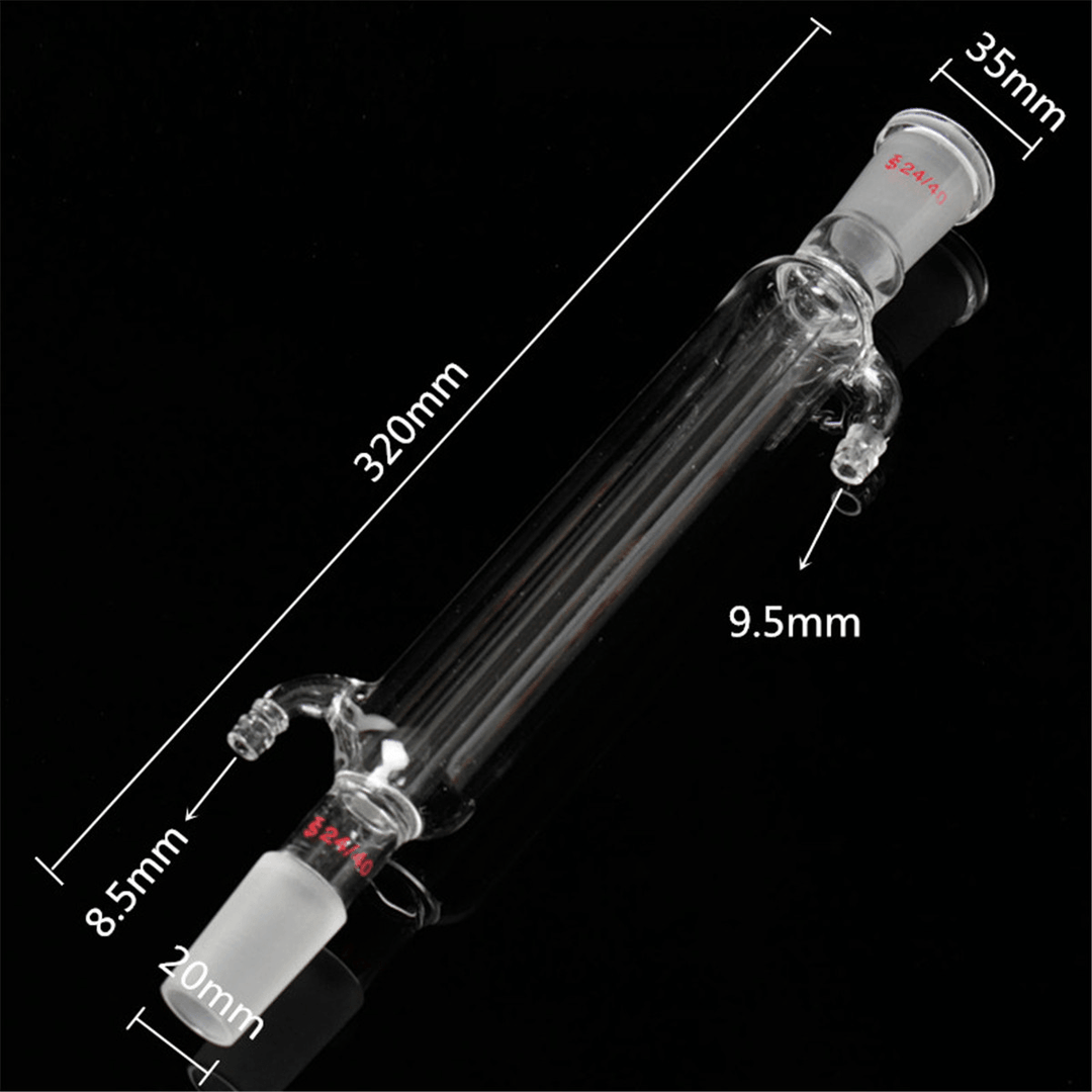 1000Ml 24/40 Distillation Glass Apparatus Vacuum Distill Kit Vigreux Column Laboratory Glassware Kit