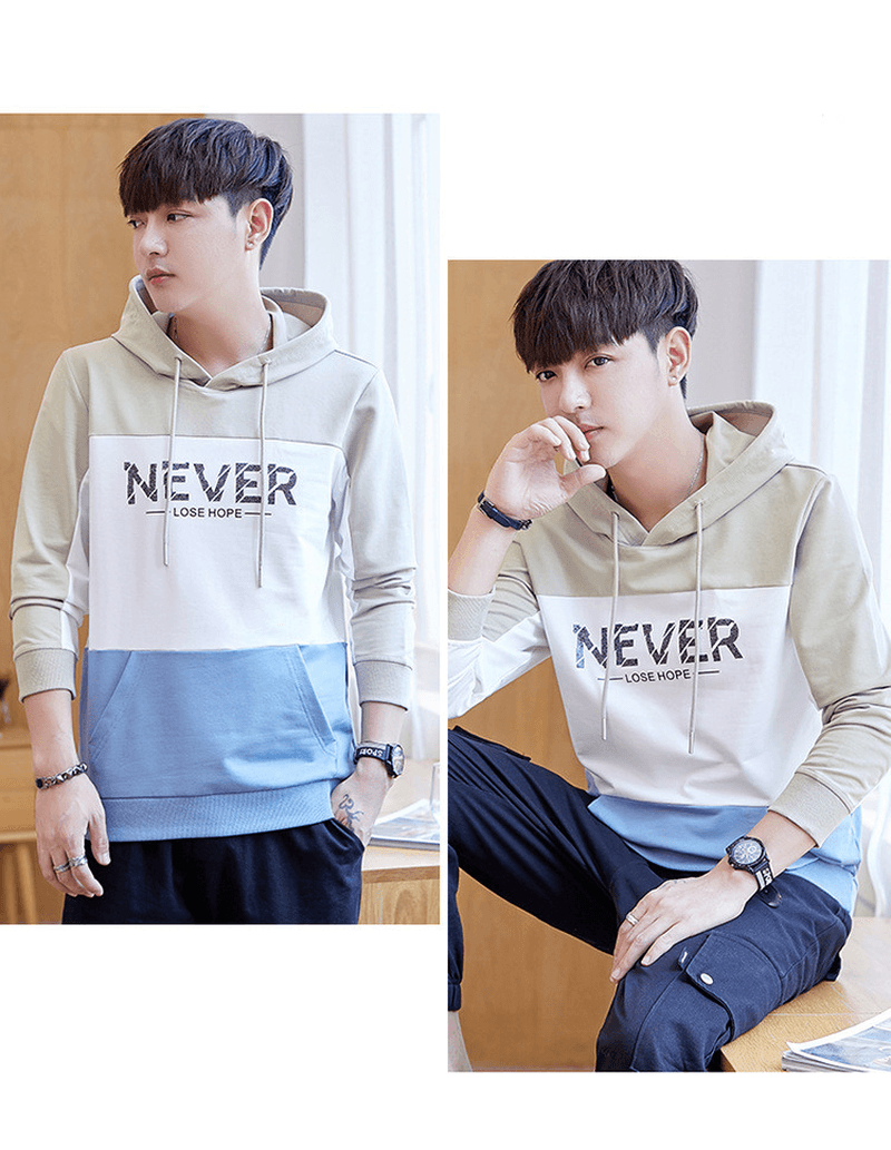 Loose Hooded Sweater Trendy Men'S Upper Clothes Jacket