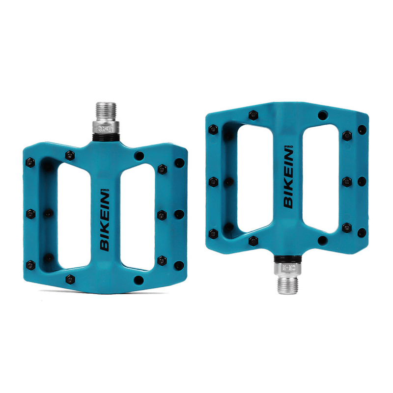 BIKEIN Mountain Bike Pedals Nylon Fiber Bearing Pedals Oudoor Cycling Antiskid Bike Pedals