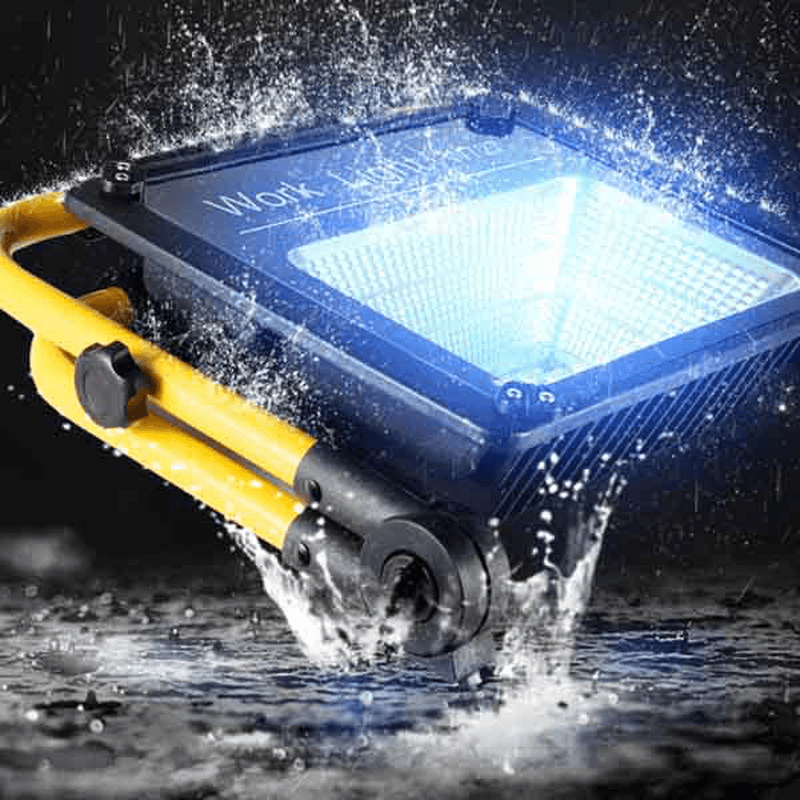 Ipree¬Æ W726 50W USB Rechargeable Floodlight Waterproof Camping Light 2 Modes Landscape Spot Lamp with Remote Control