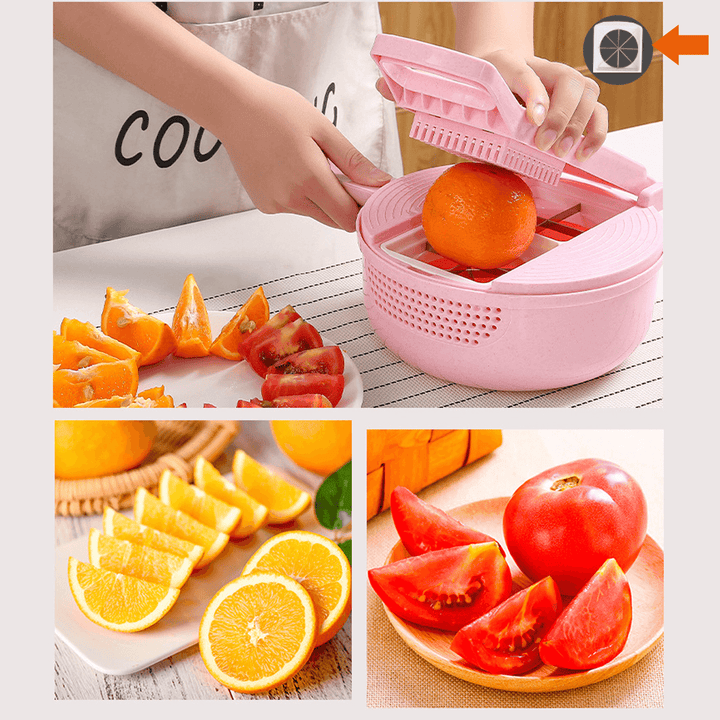 9 in 1 Multifunctional Easy Food Chopper Cutter Vegetable Cutter Blender Chopper Slicer