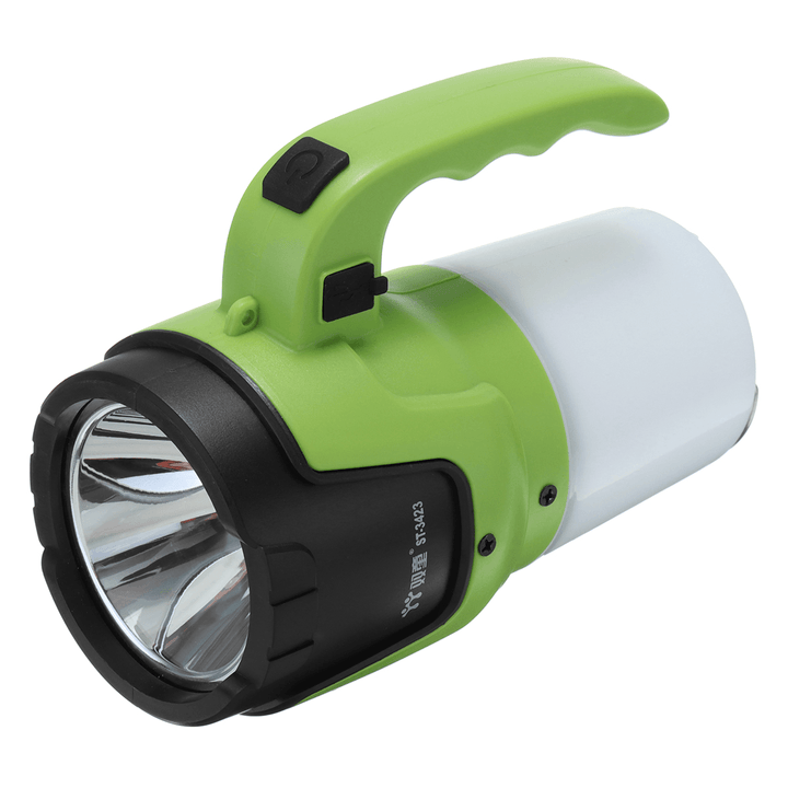 Outdoor Emergency Light Strong Camping Light Flashlight USB Rechargeable Patrol Lamp