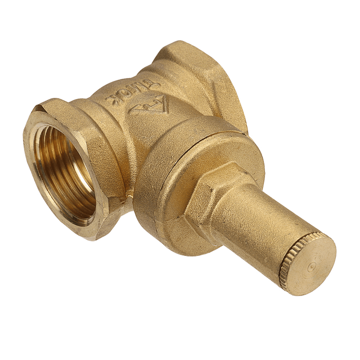 TMOK 1/2" 3/4" 1" Brass Gate Valve Female Anti-Theft Key Lock Water Oil Gas Security Gate Valve