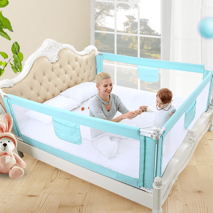 2M Baby Toddler Safety Bed Rail Adjustable Kid Cot Side Guard Barrier Protection