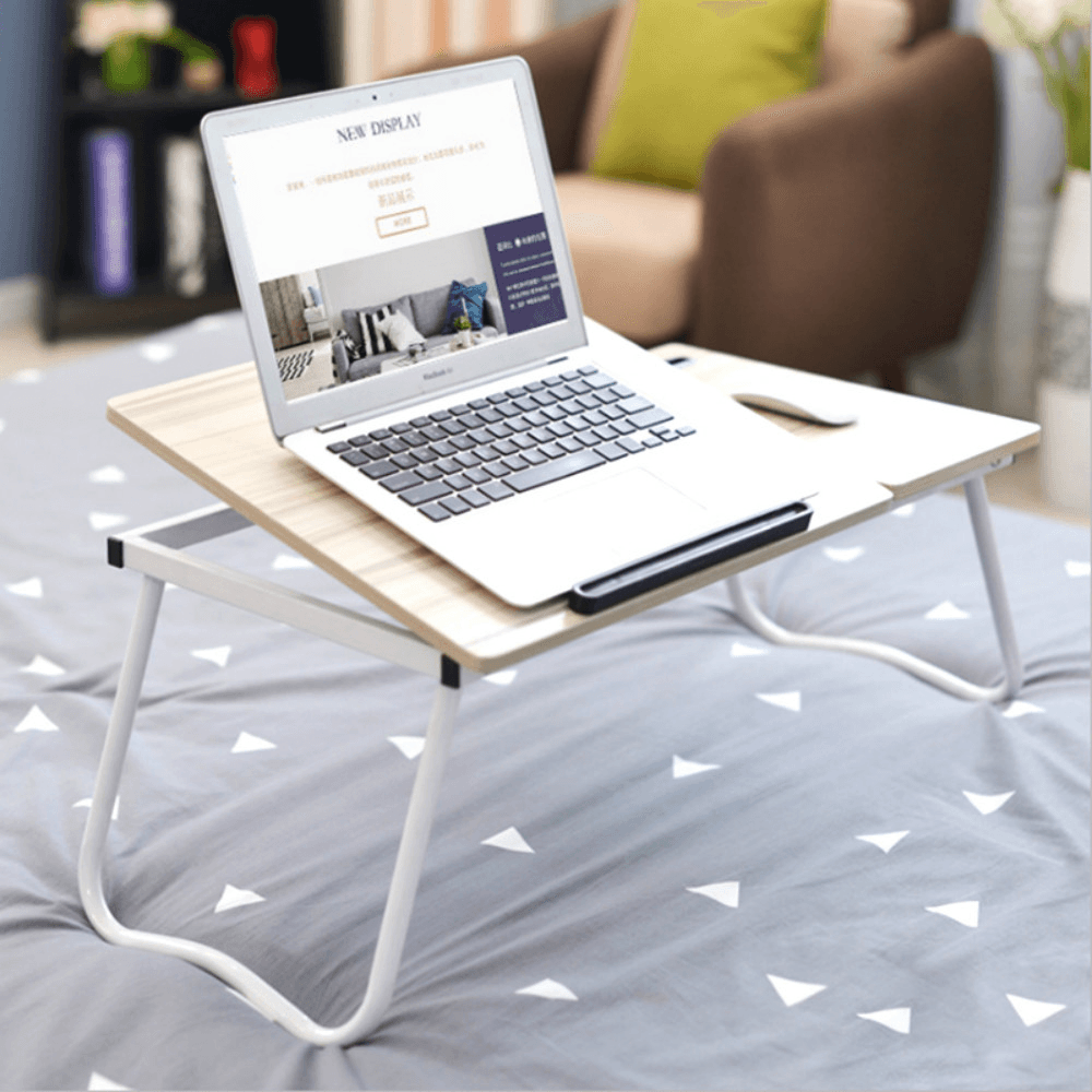 Foldable Laptop Stand Desk Lap Bed Table Tray Computer Portable Adjustable Height Table for Children Student Home