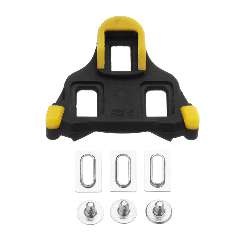 PROMEND PS-M01 6 Degrees Lock Plate Bicycle Pedals Self-Locking Cleats Road Bike Shoes Cleats