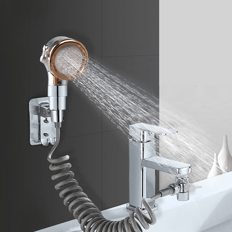 Hand Shower Faucet Nozzle Bathroom Supplies Quick Connect Sink Hose Sprayer Set