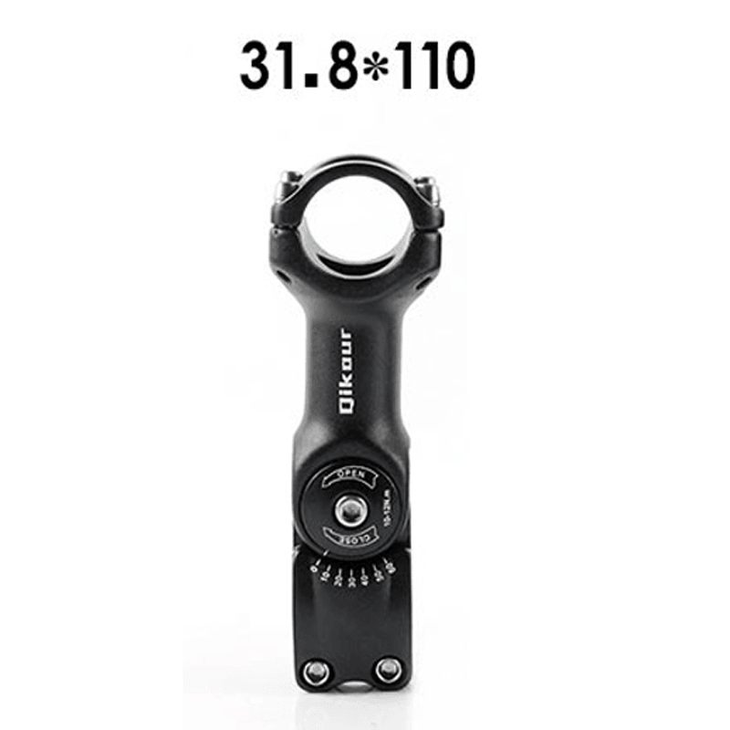 Qikour 25.4/31.8Mm 60¬∞ Adjustable Bike Stem Riser Road Mountain Bicycle Cycling Accessories - MRSLM