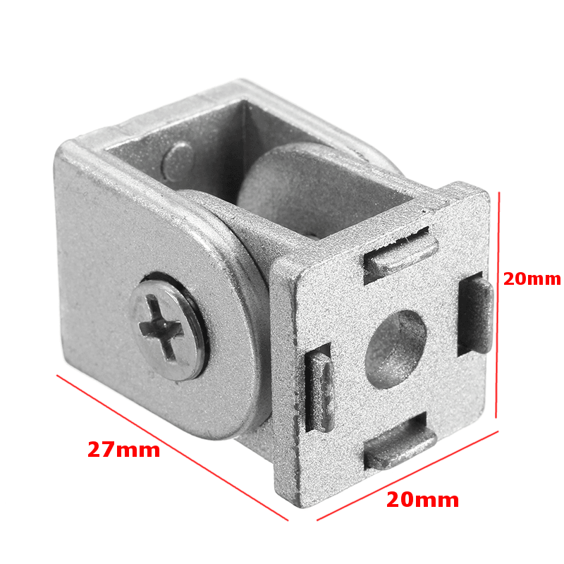 Suleve‚Ñ¢ ZAH20 2Pcs Living Hinge 180¬∞ Furniture Angle Connector for 2020 Series Aluminum Profile