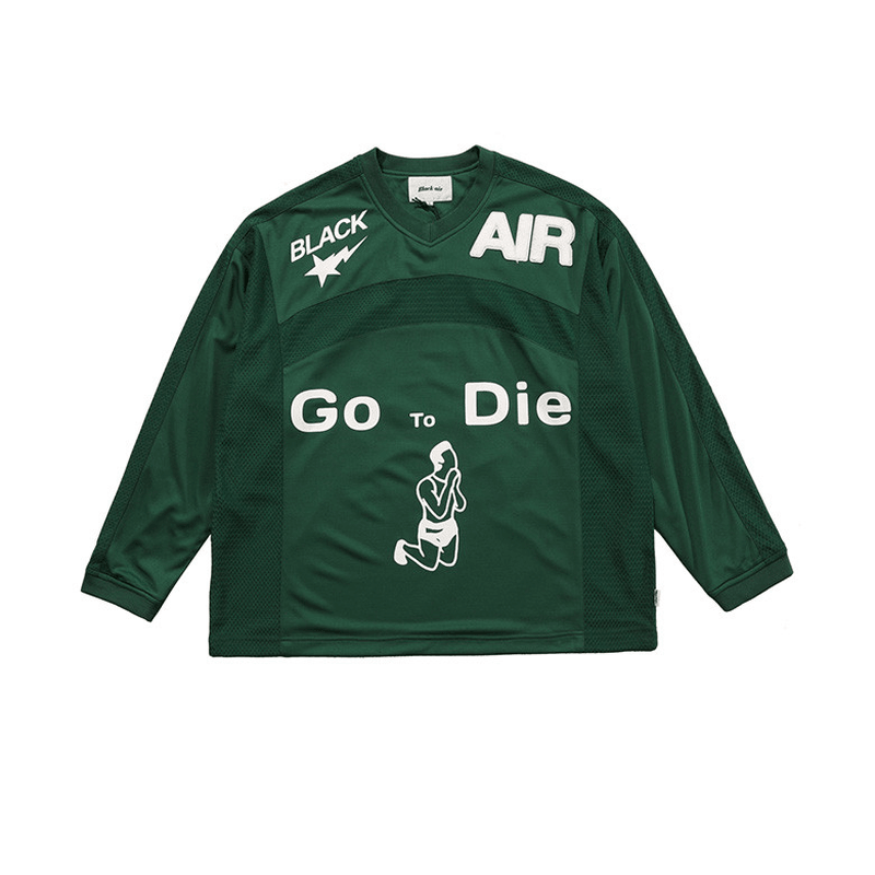 Ancient Embroidery Letters Street Men'S Sweater